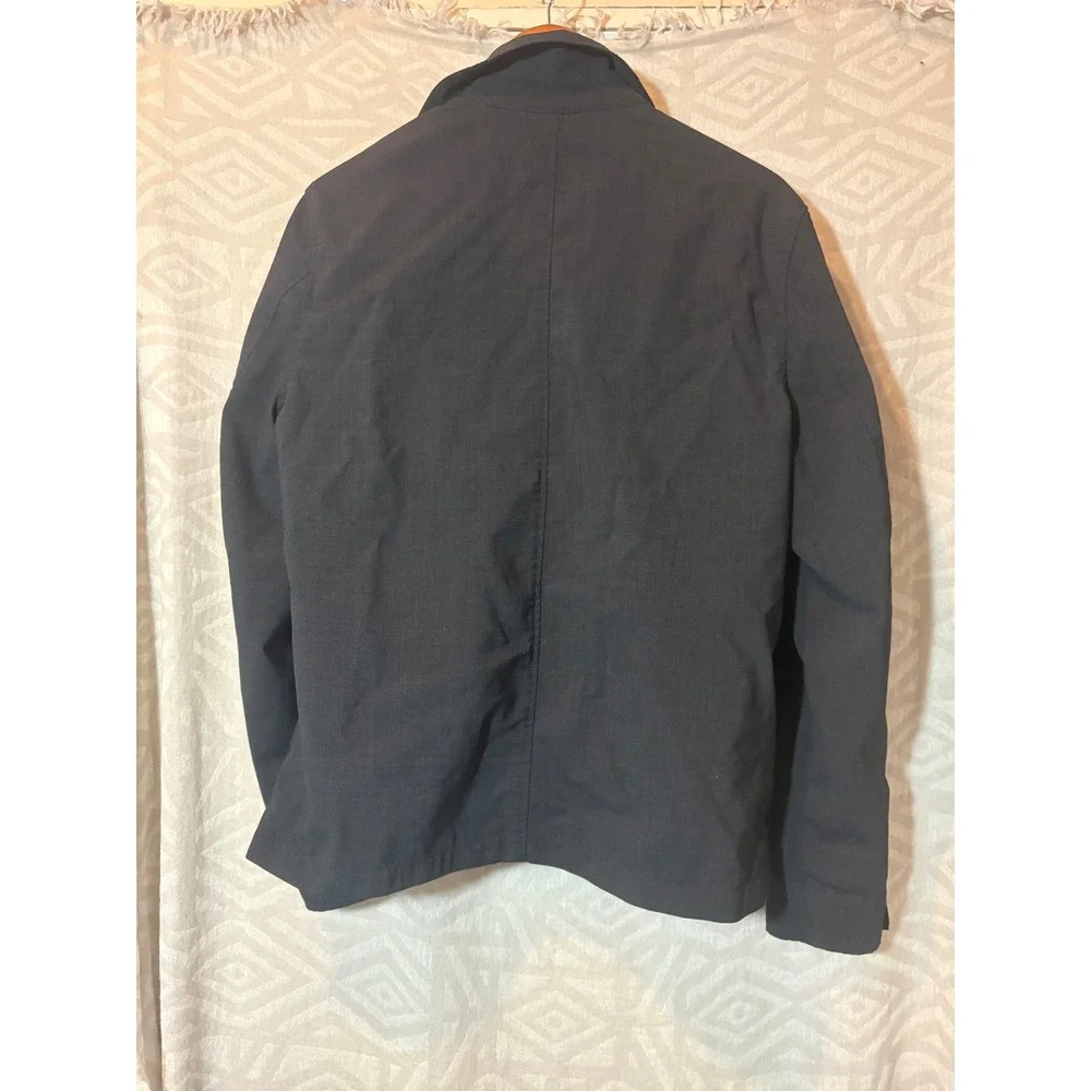 BUGATCHI Men's Black Full Zip Shirt Jacket Utility Style Two Pocket Size‎ M